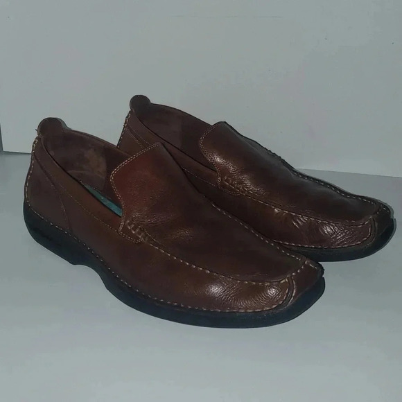 Cole Haan Nike Air Brown Leather Slip On Loafers Men\'s Size 10 main image 6